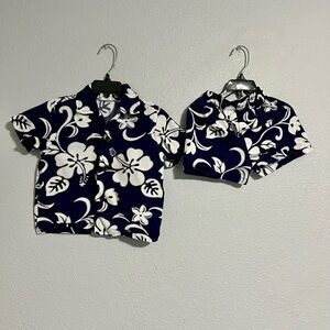 Nui Nalu Hawaii Boys 2 Piece Button Up & Shorts Size 2T